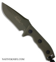 Microtech Currahee Drop Point Knife Fixed Blade MT102-1GR