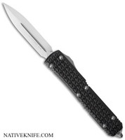 Microtech Ultratech D/E OTF Automatic Knife Tri-Grip Black MT122-4