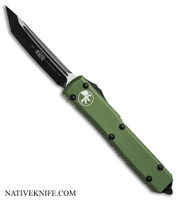 Microtech Ultratech Tanto T/E OTF Automatic Knife OD Green MT123-1CCOD