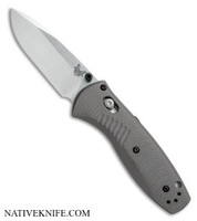 Benchmade Mini Barrage AXIS-Assist Knife Gray 585-2