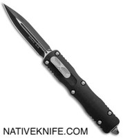 Microtech Dirac Dagger OTF D/E Automatic Knife Black 225-1