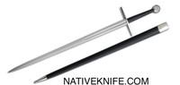  Paul Chen / Hanwei Forge Tinker Bastard Sword, Sharp, with Fuller SH2411