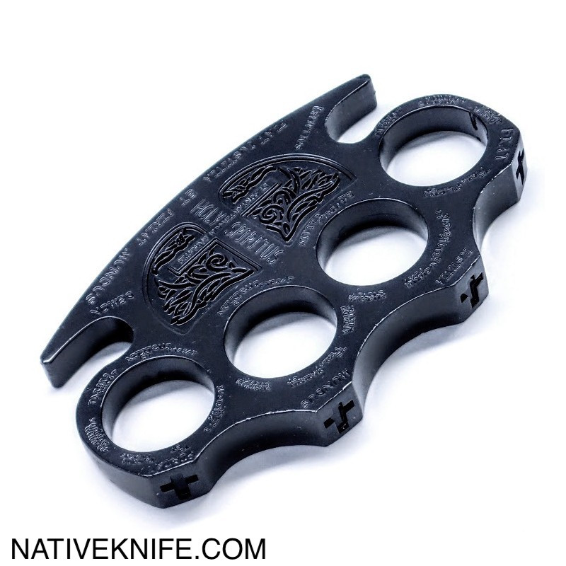 constantineholyspiritusconstantinebrassknucklepaperweightblack