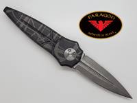 Paragon Warlock Folding Knife Sorcerer Supreme Titanium Black Splash