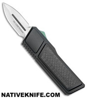 No Limit Knives Akuma OTF Automatic Knife Black Carbon Fiber 