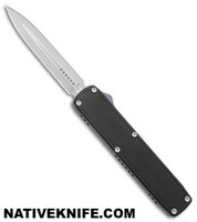 No Limit Knives Stinco Black OTF Automatic Knife D2 Dagger 