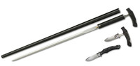 Dragon King OSC-ii Carbon Fiber Cane Sword with Lockback Knife SD12160
