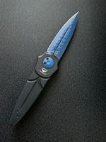 Paragon Warlock Folding Knife  Blue Sorcerer Grind Blade Aluminum