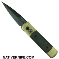 Protech Godson Limited Bronze Aluminum Carbon Fiber Automatic Knife 7115