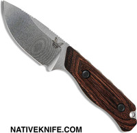 Benchmade Hidden Canyon Hunter Knife Wood Fixed Blade 15017 