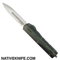 No Limit Night Stalker II Green D/E OTF Automatic Knife M390