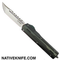 No Limit Night Stalker II Green S/E OTF Automatic Knife M390