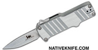 HK Micro Incursion OTF Automatic Knife Brushed Aluminum 54035