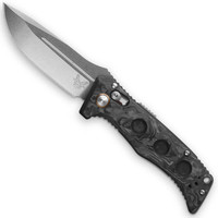Benchmade Mini Auto Adamas AXIS Lock Knife Black Carbon Fiber 2730-03