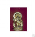 Brass Ganesh with Flute 7lb 13" tall,USA
