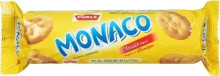 Enjoy the timeless taste of Parle Monaco Classic Salted Biscuits, a beloved Indian savoury snack known for its light, crispy texture and perfectly balanced saltiness. These biscuits are ideal for tea-time, quick snacking, or pairing with cheese, butter, or spreads.

The 63g pack is perfectly sized for on-the-go munching, lunchboxes, or portion-controlled snacking. A staple in Indian households for generations, Parle Monaco offers simple ingredients and a clean, satisfying taste.