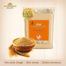 Premium quality atta, made from 100% MP 'Sharbati' wheat. 
Aashirvaad Select atta is made from 100% MP Sharbati wheat that is harvested exclusively in 7 districts of Madhya Pradesh. Here, the golden fields are sun-kissed to perfection and showered by the right amount of rain. This is why each grain has a golden sheen and is heavier in feel. Aashirvaad Select is prepared to give you the finest, softest and fluffiest rotis you have ever tasted. The best of nature, with every bite!