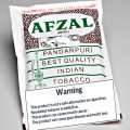 BEST QUALITY INDIA CHEWING TOBACCO!

New! 3 product options. You can either purchase individual packs or a 25 pack of Afzal Panderpuri. 

1 pack Afzal Panderpuri = 50 gm
Full Carton = 25 x 50 gm pouches
Bulk Pack - 1.25 kg (loose in master bag)
New stock! High Quality Chewing Tobacco Flakes from the Afzal brand. Mix with Raja Chuna (lime) for chewing tobacco satisfaction.

Hookah1 has Raja Chuna (Lime) and Afzal Chuna

WARNING: This product can cause mouth cancer.