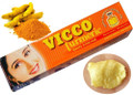 Turmeric is a wonderfully versatile root that has been in every Indian household for centuries.
This luxurious cream vanishes into your skin and starts working its magic from within.
An Ayurvedic Medicine, prevents and cures skin infections, inflammation, blemishes, wounds etc
It soothes boils, pimples, acne and burns.
It nourishes the skin, improves tonal value and makes it fair and beautiful.

From queens to commoners, turmeric has been indispensable as a skin-care preparation and grooming aid for every woman. This is because 63% of the body functions are said to be controlled by the skin alone. VICCO has combined the goodness of TURMERIC which is said to prevent the penetration of ultra violet rays of the sun into the skin and thus maintains the original color of the pigment of the skin, with the richness of pure SANDALWOOD OIL which is supposed to be the most cooling element in Vicco Turmeric Cream. This luxurious cream vanishes into your skin and starts working its magic from within. For a start, * it protects the skin year round from the elements. * it keeps pimples and acne at bay, giving skin a blemish-free complexion. * it rejuvenates and revitalizes the skin from within, leaving it soft, supple, and young-looking. Being pure and natural, with all the wonderful attributes of turmeric and sandalwood oil, Vicco Turmeric Cream gives the skin a radiance that mere cosmetics can't hold a light to.