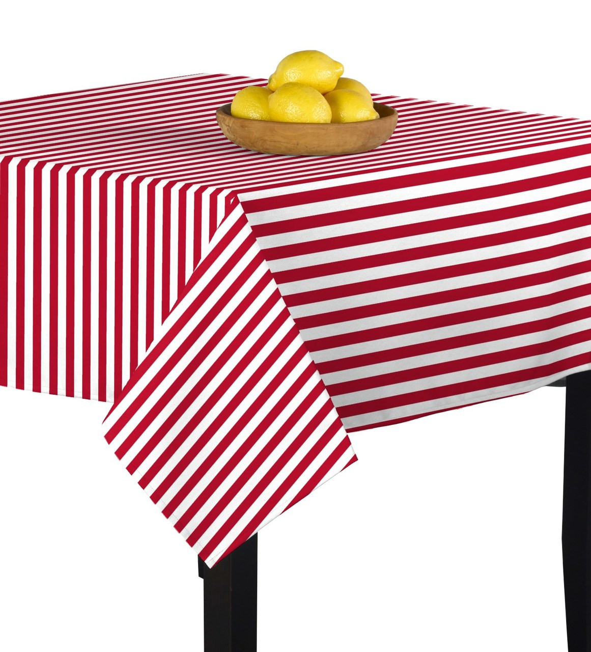 American Red Stripes Square Tablecloths - Fabric Textile Products, Inc.