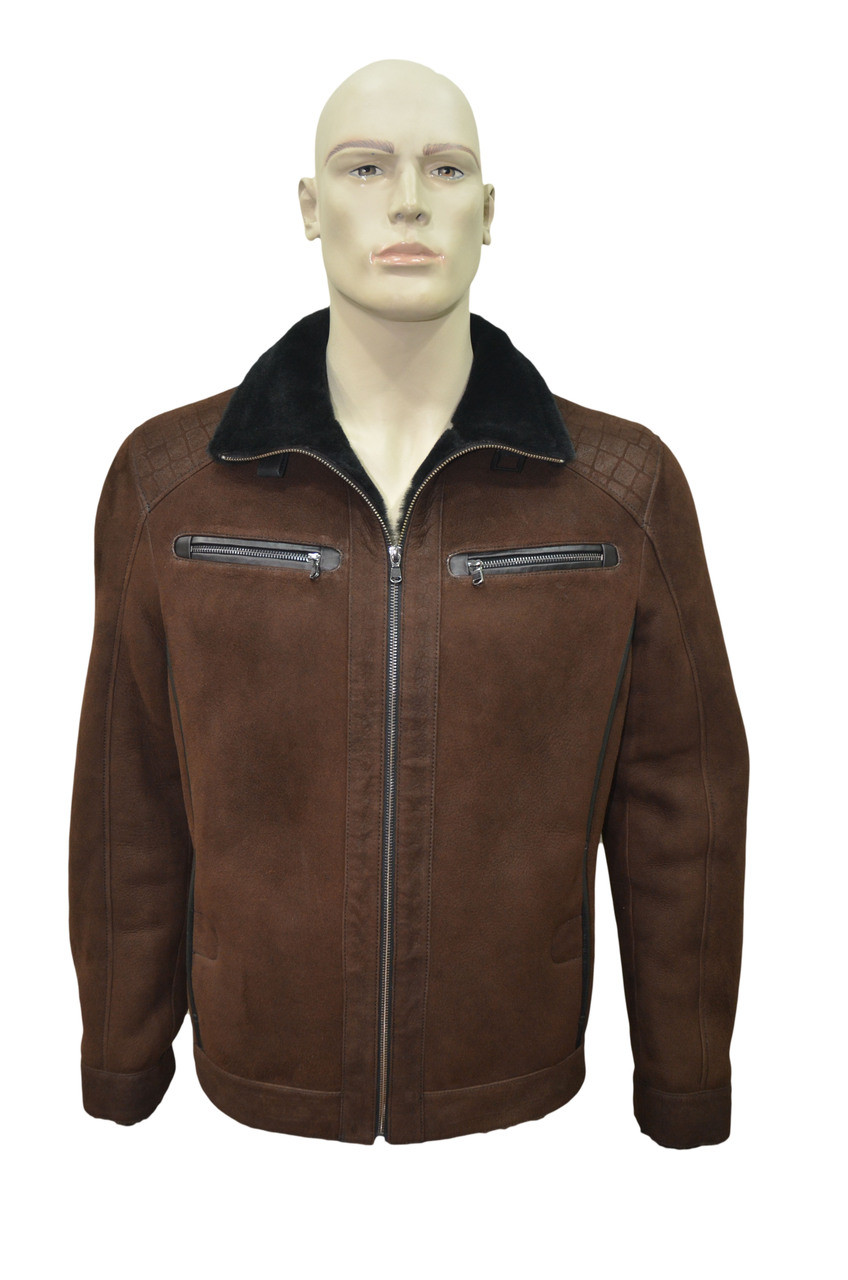 Men S Genuine Shearling Sheepskin Fashionable Classic Winter