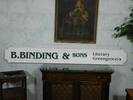 LARGE ANTIQUE WOODEN SHOP SIGN