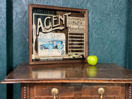 A CHARMING VINTAGE ADVERTISING MIRROR - CADILLAC