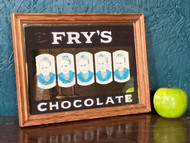 A CHARMING FRYS VINTAGE ADVERTISING MIRROR