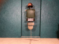 A FINE DISPLAY SCULPTURE OF A WW1 GERMAN SNIPER ARMOUR