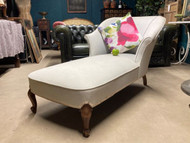 A CHARMING VINTAGE TUB CHAIR END COUNTRY HOUSE DAYBED OR CHAISE LONGUE