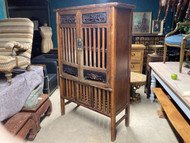 A FINE ANTIQUE CHINESE ORIENTAL STORAGE FOOD SIDE CABINET CUPBOARD