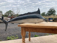 A LIFE SIZE VINTAGE SCULPTURE MODEL OF A MARLIN OR SWORD FISH