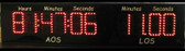 IRIG-B AOS/LOS 10-Digit Display 5IN DIG (dsp510b_aoslos)