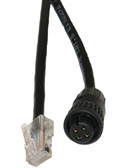 4-pin Conxall to RJ45 cable, 25ft, Black (cx4bk025f)