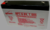 6V 7AH Gel Cell Battery (gc6v7ah)