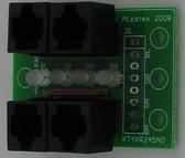 Adapter with four RJ45 Cat-5 Connectors (kt4xrj45a)