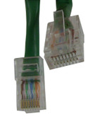 CAT-5E Cable 1 FT, Green Jacket (m8gn001f)