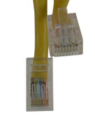 CAT-5E Cable 1 FT, Yellow Jacket (m8yl001f)