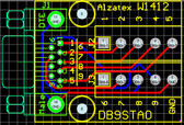 DB-9 to Screw Terminal Adapter (MALE) (db9sta)
