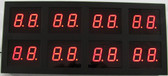 LED Display, 8 pairs of 1" Digits (dsp8x102b)