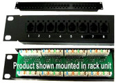 PATCH PANEL BLOCK with 8 RJ11 PORTS (ktpp6a0)