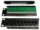 Patch Panel Block with 8 RJ11 Ports (ktpp4a0)