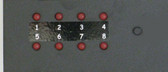 Remote control button input module (kp215afm_gc8led)