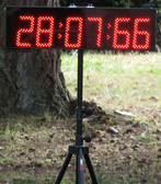 Six Digit Race Clock with 7" Digits (spe706ss)