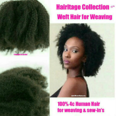 Hairitage 4c Afro Weft Bundle Macon Styles