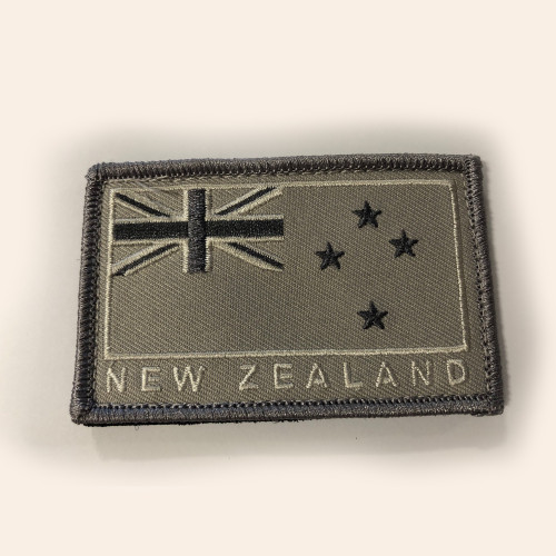New Zealand Flag Patch Storm Velcro Back