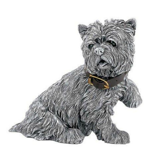 Comyns Sterling Silver:  Filled Dog Figurine - Barkers - Wallace 11cm