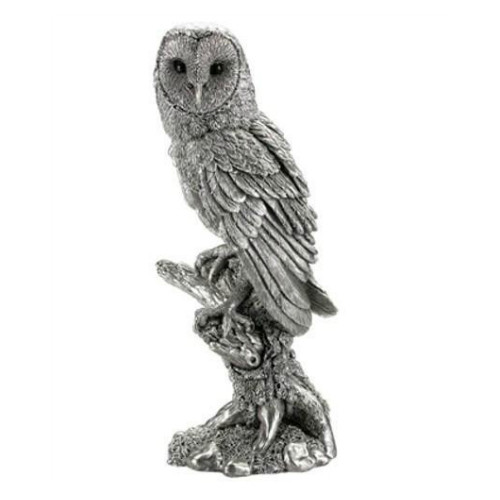 Comyns Sterling Silver:  Filled Figurine - Barn Owl 21 cm