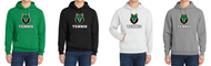CLOVER PARK HS TENNIS HOODED SWEATSHIRT PC78H