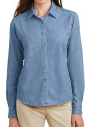 OLYMPIA GARDEN CLUBLADIES LONGSLEEVE DENIUM SHIRT LSP10